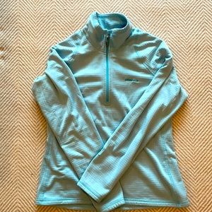 Baby blue Patagonia base layer or light pull over
